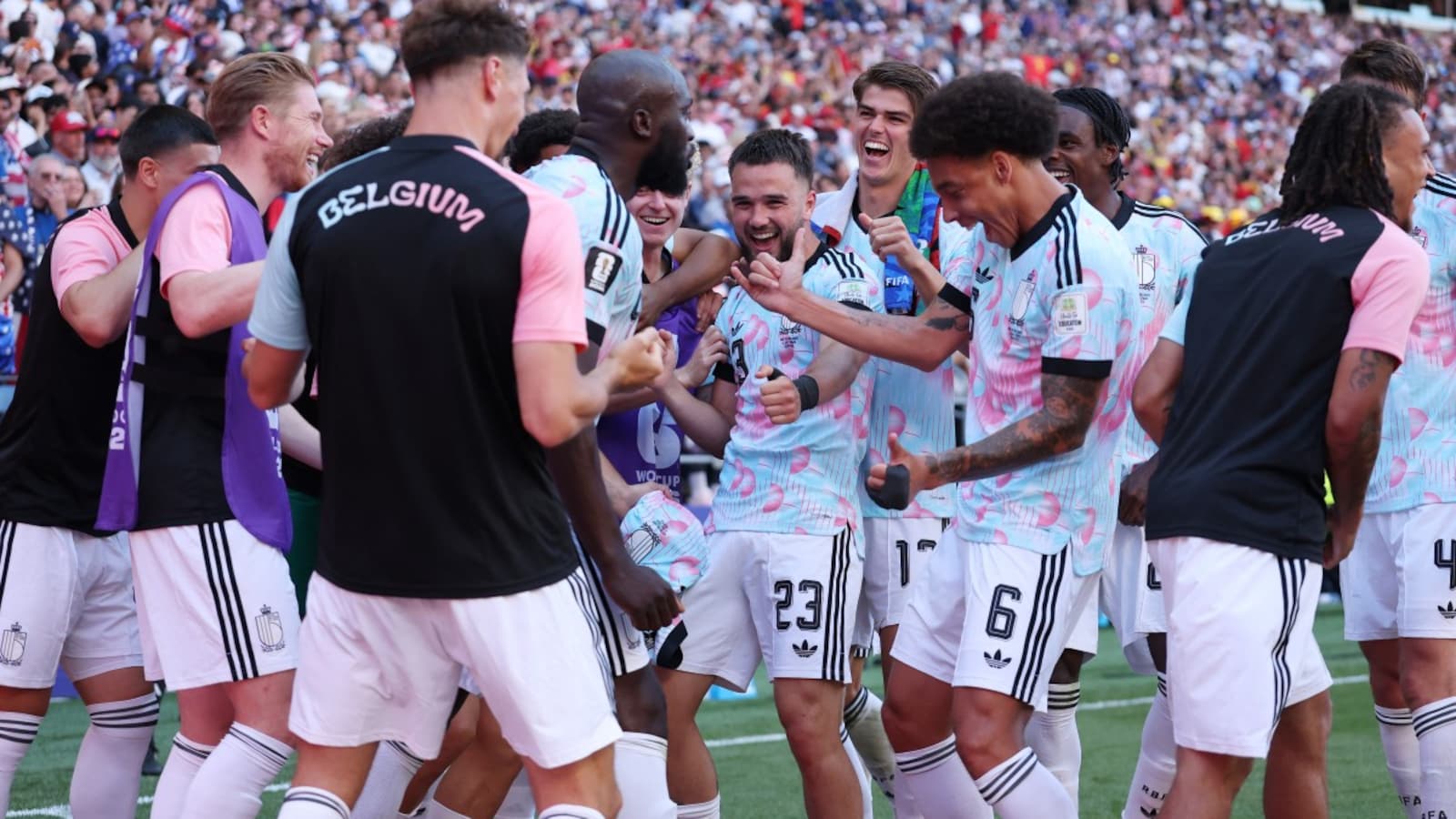 Belgium Striker Romelu Lukakus Donald Trump Dance After US World Cup Exit Is Viral