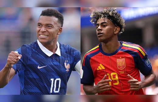 France vs Spain Semi Final LIVE: शुरू हुआ एक्शन, स्पेन ने पहले ही मिनट से अटैक, एम्बाप्पे पर नजर