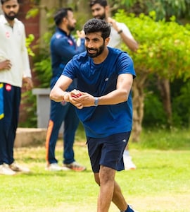 India Pacer Jasprit Bumrah Trains With Red-Ball Ahead Of Gruelling Schedule