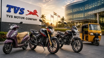 TVS Motor Share Price Falls Over 4% After Company Names New CEO