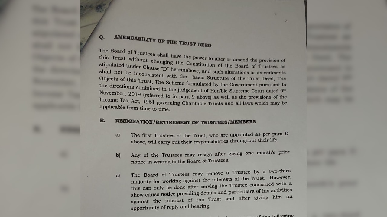Trust bylaws say that trustees will be lifelong members
