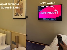Air India's First Class Lounge Suite At Delhi Airport Comes With A Bed, Minibar And Butler Service