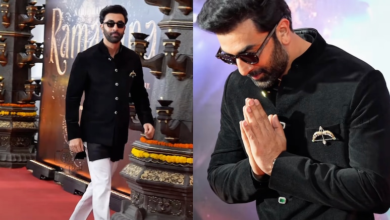 Ranbir Kapoor's Ram <i>Dhanush</i>-Inspired Brooch Turns Heads At <i>Ramayana</i> Event In Delhi