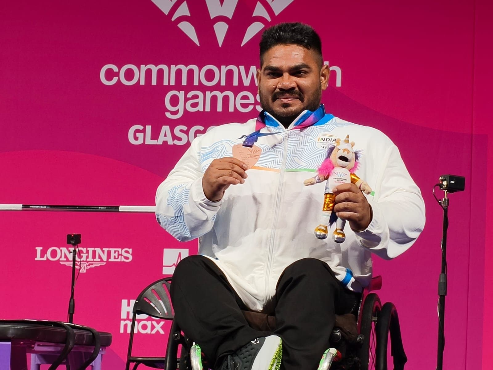 Jhandu Kumar wins bronze for India in para powerlifting at Commonwealth Games 2026