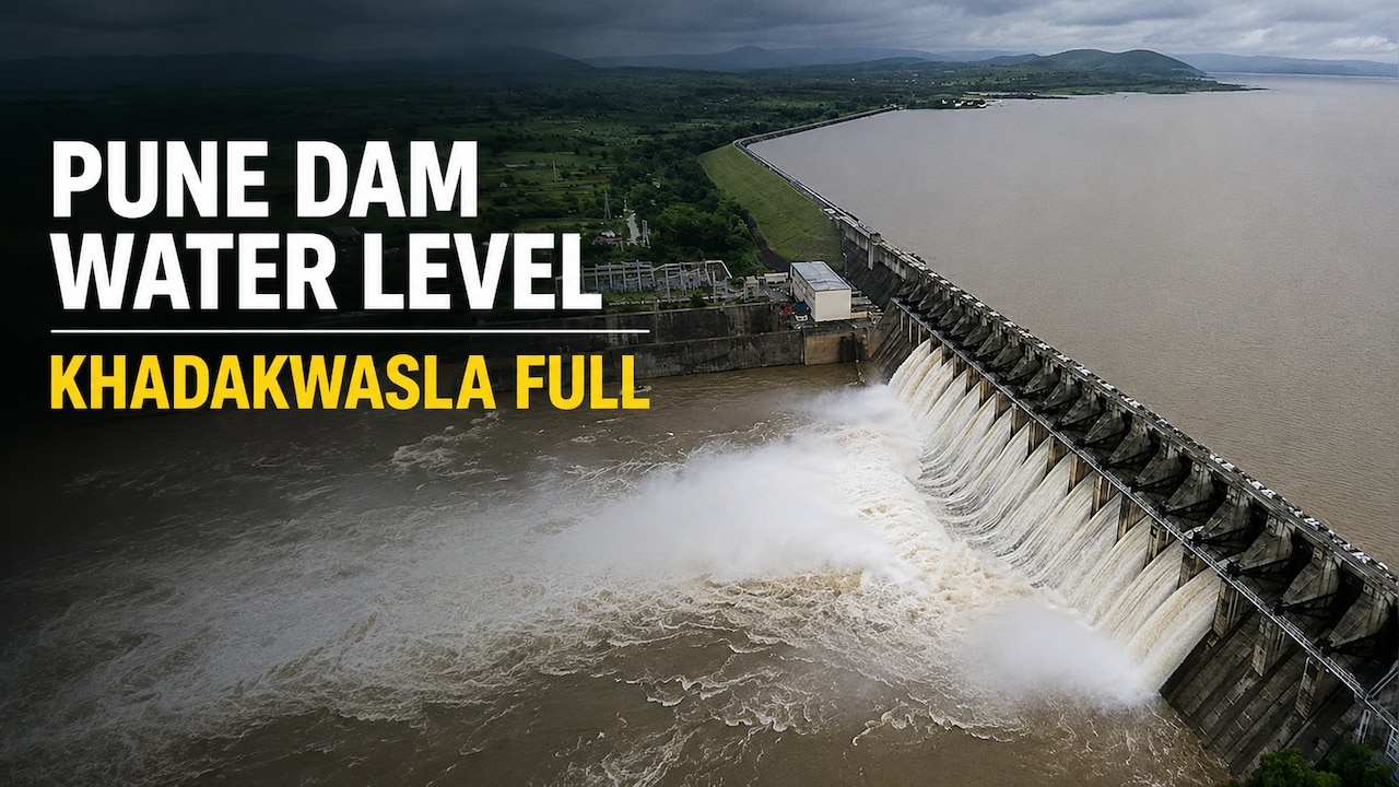Pune Dam Water Level Today: Khadakwasla Full, Pawana At 95%, Panshet Near 100%
