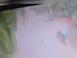 CCTV Shows Final Moments Of Noida Engineer Who Died After Falling Into Open Drain