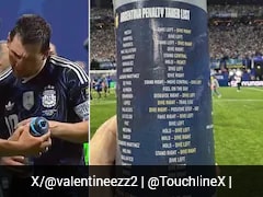 Lionel Messis Epic Reaction As He Discovers Jordan Pickfords Penalty Notes On Water Bottle