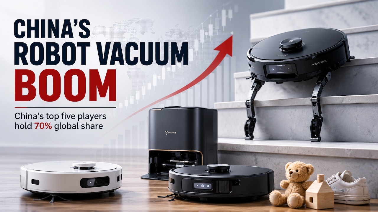 From China To The World: Chinese Brands Rule Global Cleaning Robot Market, Capture Massive 70% Share