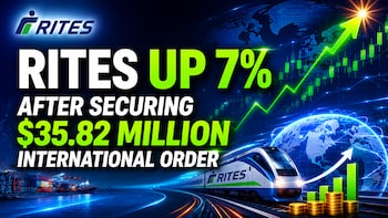 RITES Shares Jump 8% After Winning $35.8 Million International Locomotive Order