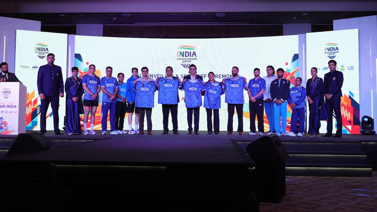 Indias Contingent Given Grand Send-Off Ahead Of Commonwealth Games