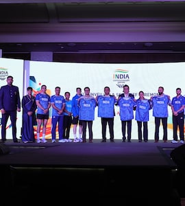 Indias Contingent Given Grand Send-Off Ahead Of Commonwealth Games