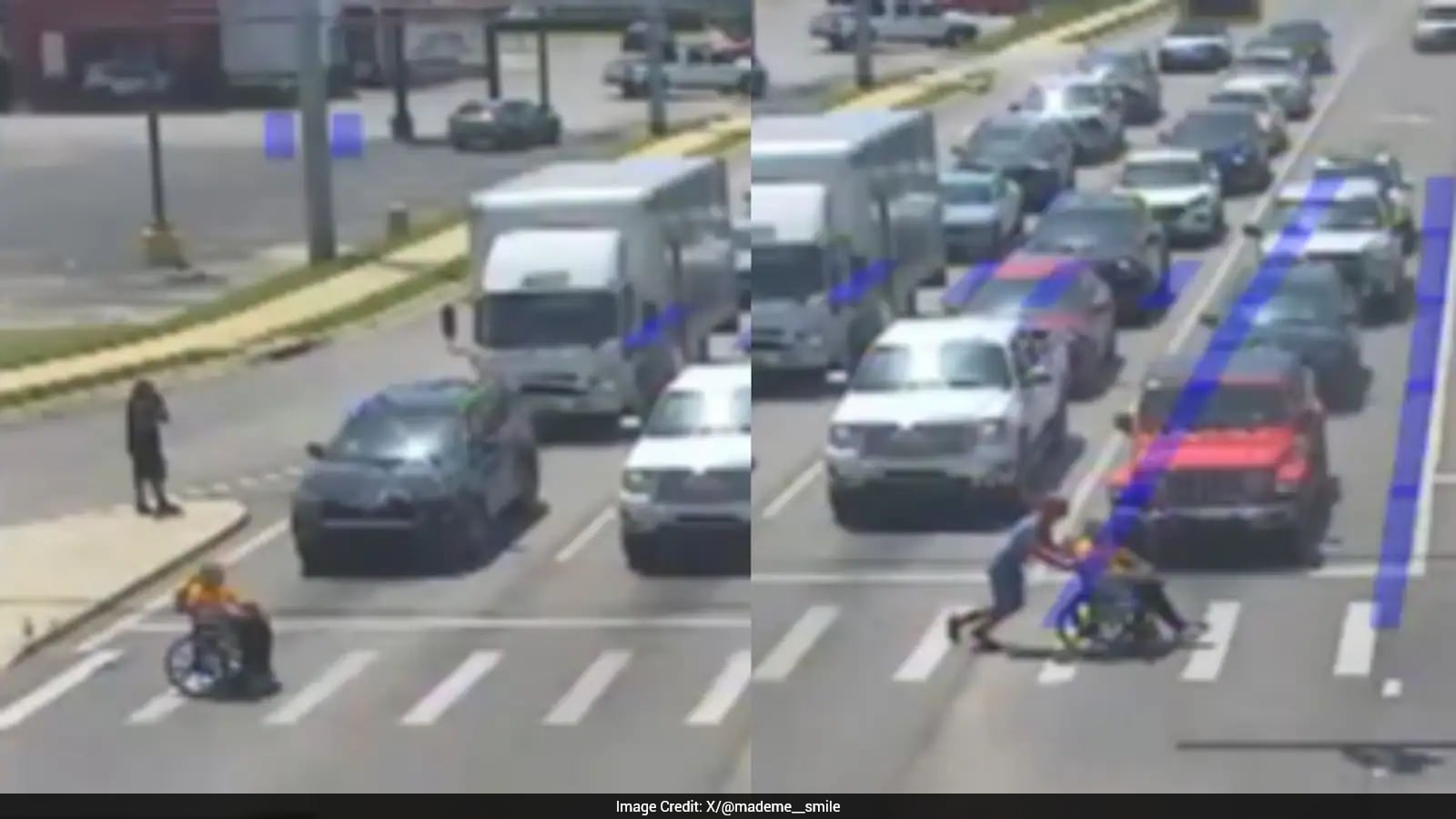 Driver In Spider-Man Suit Rescues Wheelchair User At Busy Intersection ...
