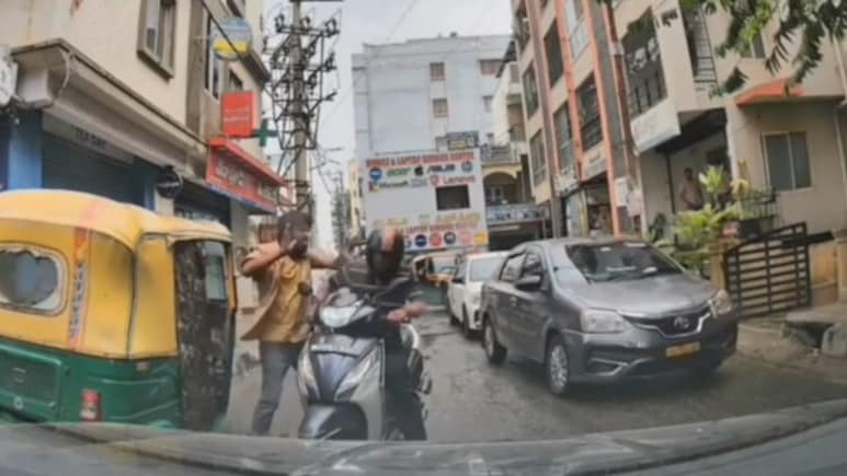 On Camera: Elderly Man Slapped By Auto Driver After Argument In Bengaluru