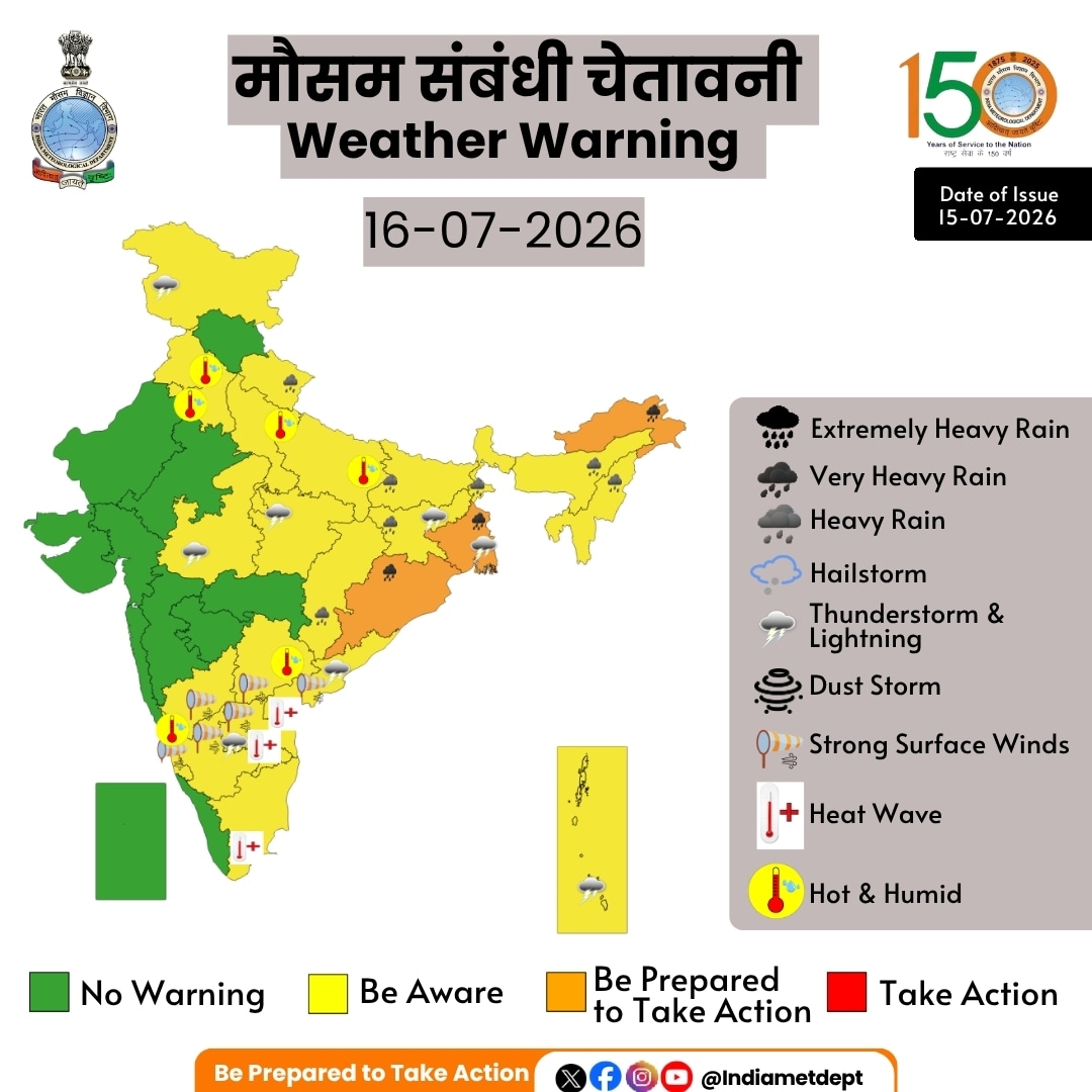 कल कैसा रहेगा मौसम?