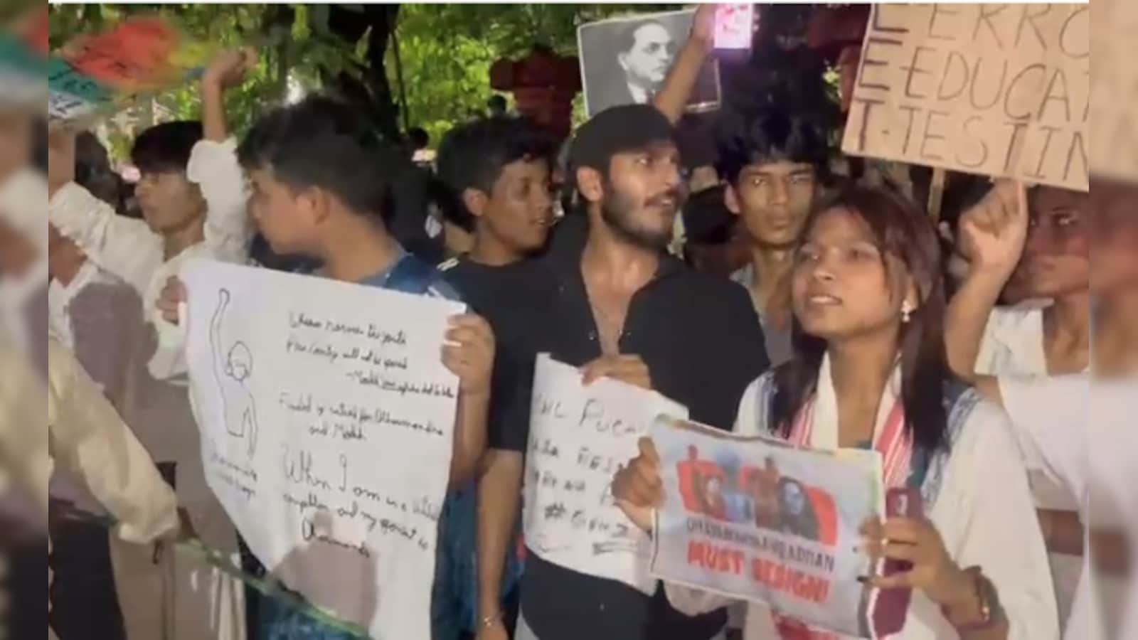 Assam Protests Over NEET-UG Paper Leak