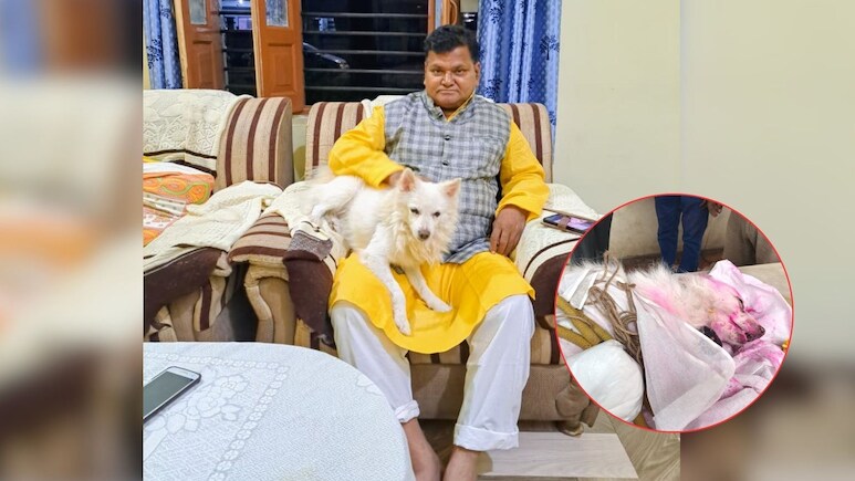 मालिक की अर्थी उठते ही पालतू डॉगी ने भी तोड़ा दम, 15 साल साथ निभाने के बाद एक साथ हुआ अंतिम संस्कार