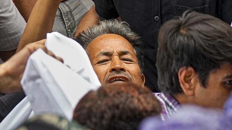Wangchuk admitted to Safdarjung Hospital on hunger strike day 21
