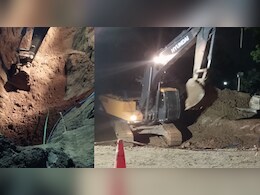भरतपुर में JCB की खुदाई से फटी हाई प्रेशर गैस पाइपलाइन, 22 CNG स्टेशन की सप्लाई बंद करनी पड़ी
