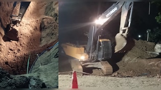 भरतपुर में JCB की खुदाई से फटी हाई प्रेशर गैस पाइपलाइन, 22 CNG स्टेशन की सप्लाई बंद करनी पड़ी