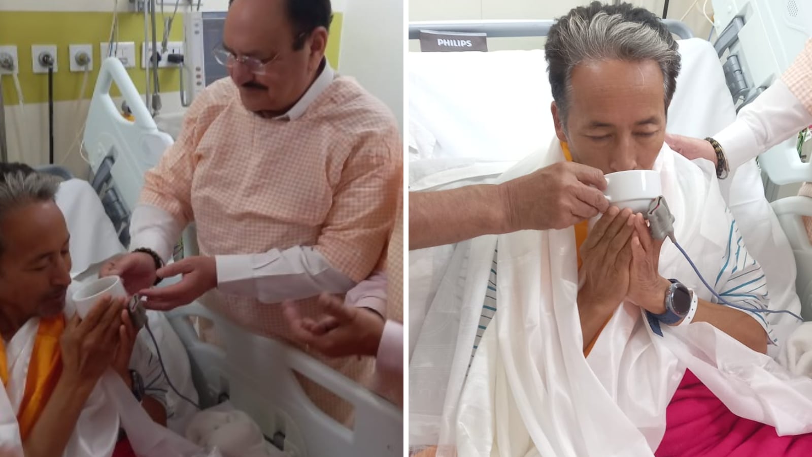 Sonam Wangchuk ended his hunger strike after meeting union ministers; Centre held four-hour meeting with Amit Shah, promised new bill on exam reforms.
