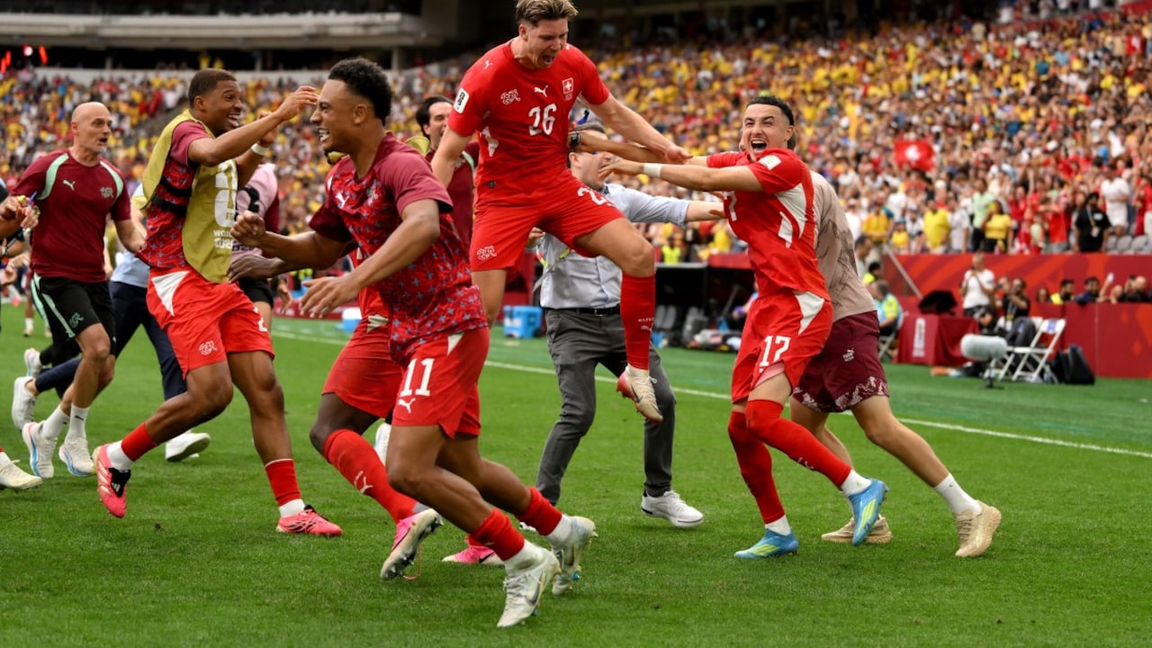 Update 3- Switzerland beat Colombia on penalties to reach World Cup quarter-finals