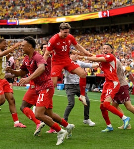 Update 3- Switzerland beat Colombia on penalties to reach World Cup quarter-finals