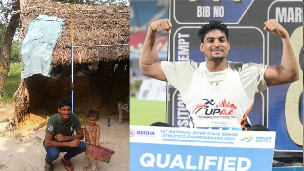 झोपड़ी में बीता बचपन... बांस के डंडे से की प्रैक्‍ट‍िस, देश के नंबर-1 जेवलिन थ्रोअर रोह‍ित यादव की कहानी