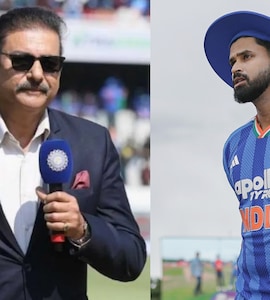 Ravi Shastris On-Air Blunder Stuns Shreyas Iyer During Toss For India vs England 1st T20I