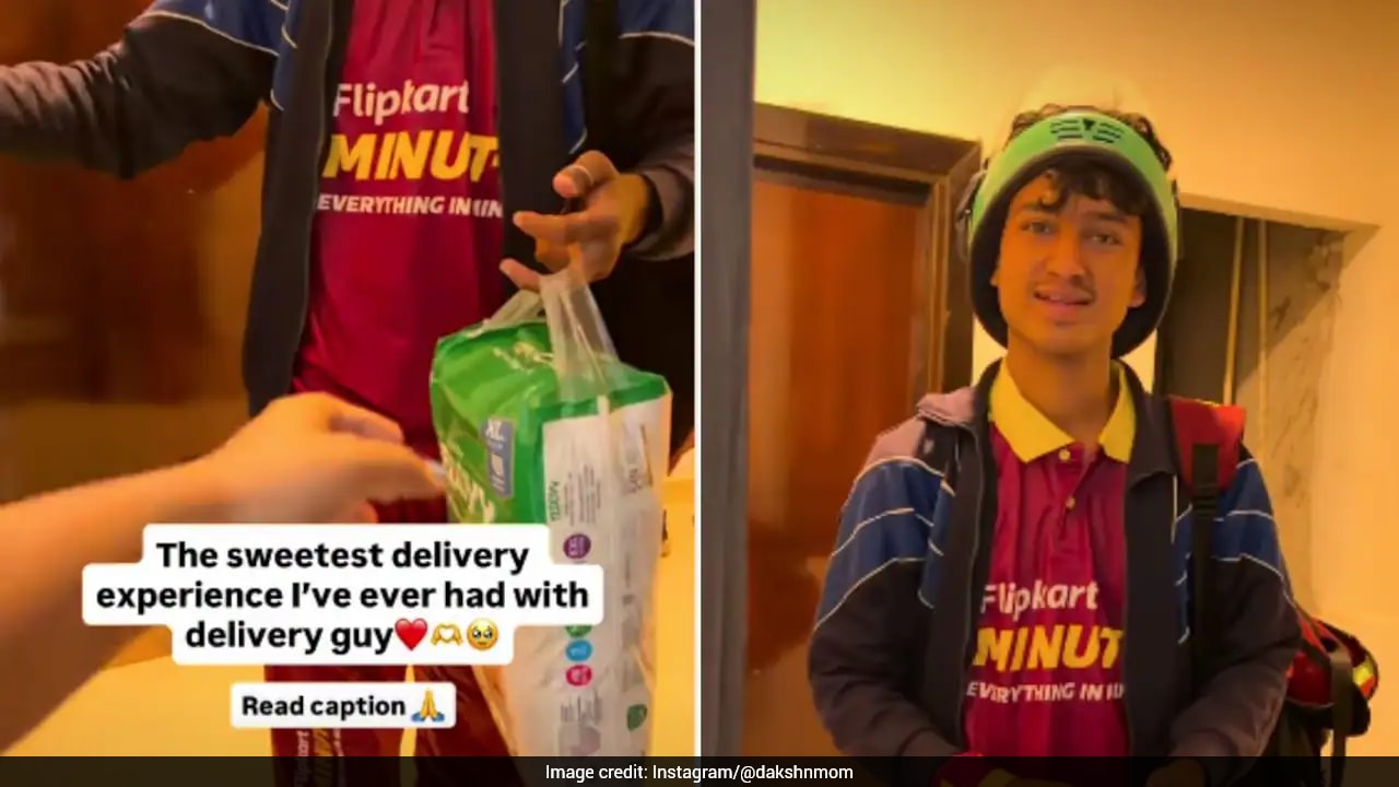 Woman Orders Baby Diaper At Night, Delivery Agent's Kind Gesture Wins Internet