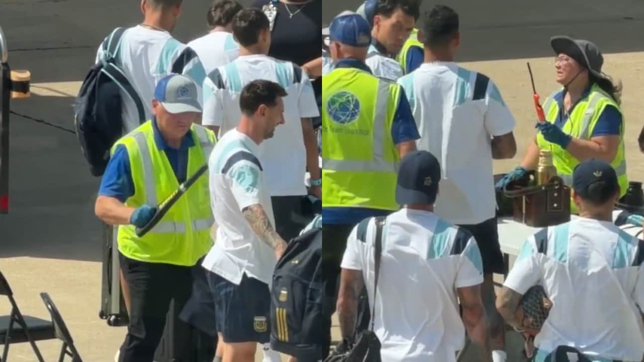 Messi's Teammate Carries Lighter At Airport, Star Reacts As He Gets Caught