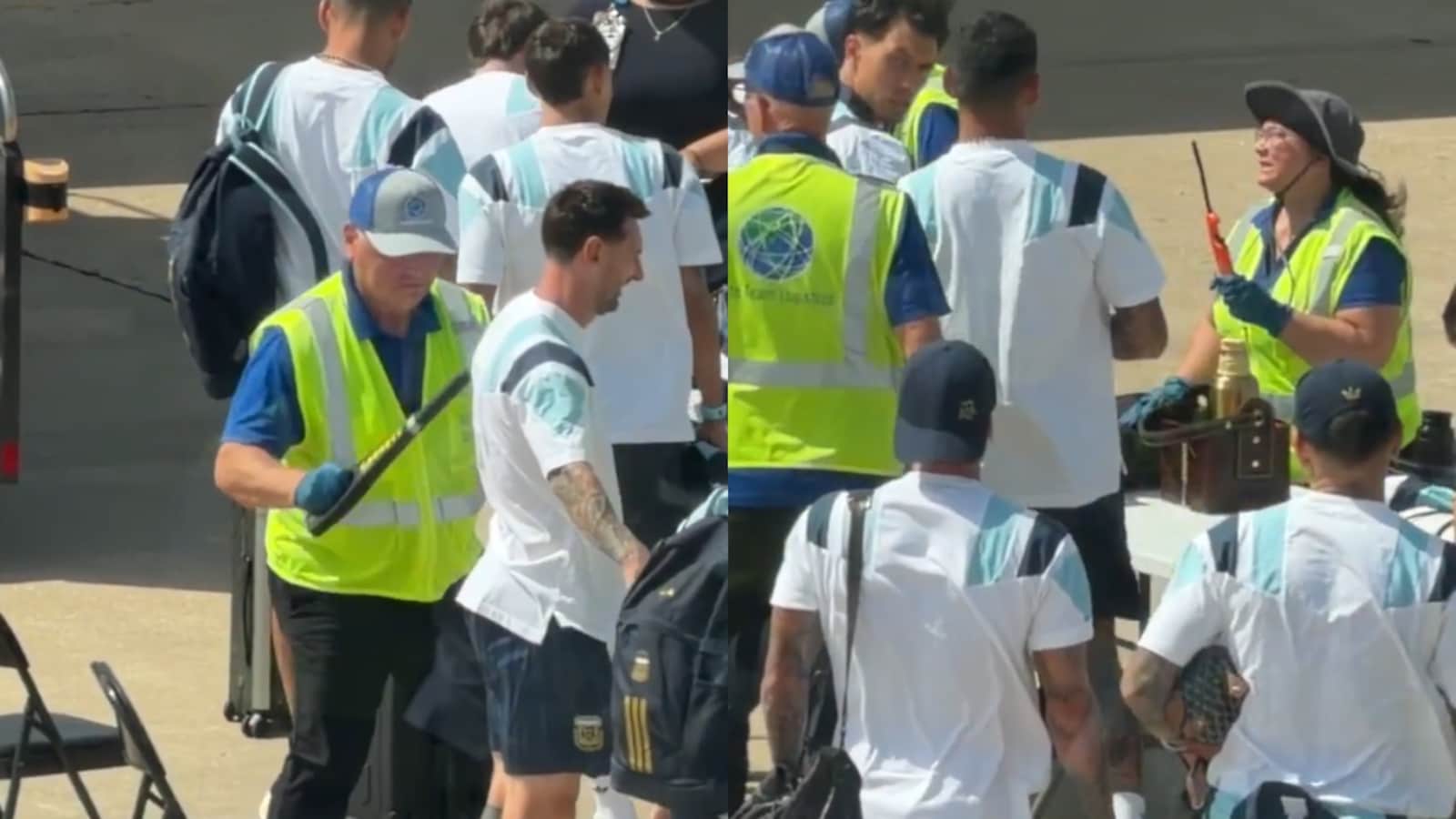 Lionel Messi Gets Searched At Airport Tarmac During FIFA World CUp, Teammates BBQ Lighter Gets Confiscated: Video