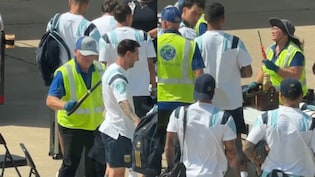 Lionel Messi's Teammate Carries Lighter At Airport, Star Reacts As He Gets Caught: Video
