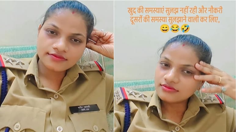 MP पुलिस की लेडी अफसर प्रियंका कौन जो नौकरी से परेशान, लक्क तुनूं तुनूं... गाने पर रील बनाकर कही ये बात