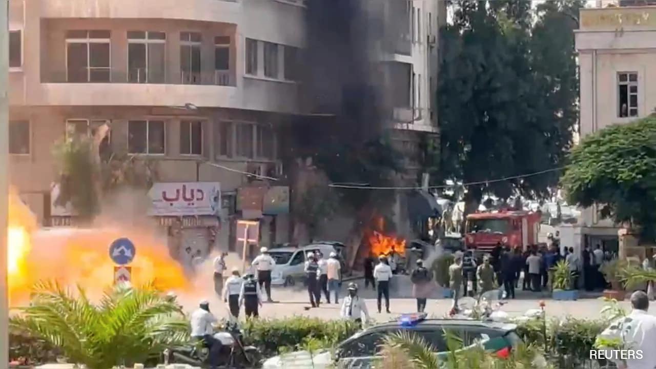 Syria Says ISIS Was Behind Damascus Bombings During Macron's Visit