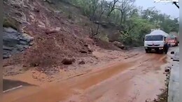 Landslide In Kasara Ghat, Traffic On Mumbai-Agra National Highway Towards Nashik Disrupted