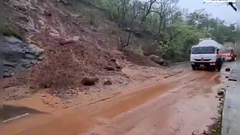 Landslide In Kasara Ghat, Traffic On Mumbai-Agra National Highway Towards Nashik Disrupted