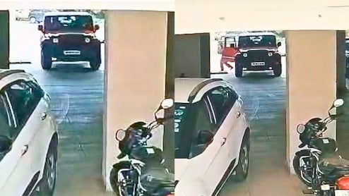 CCTV Emerges After Gurugram Thar Driver Runs Over Domestic Worker