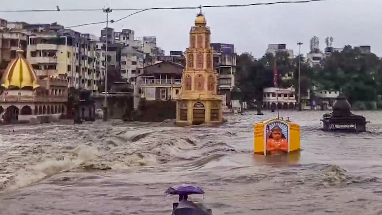 Cloudburst Warning Puts Nashik On High Alert; Schools Shut, Trimbakeshwar Temples Closed