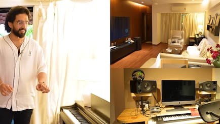 A Tour Of Amaal Mallik's Mumbai Home With A Piano Corner And Private Studio