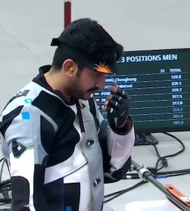 Shooting World Cup: Aishwary Pratap Tomar, Niraj Kumar Fail To Finish On Podium Despite Strong Showing