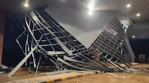 Video: Roof Collapses At Ratnagiri Railway Station In Maharashtra Amid Heavy Rain