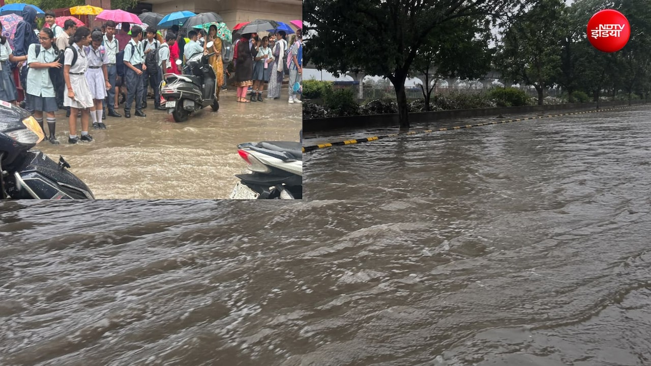 दिल्ली में जमकर बरसे बदरा, कई इलाकों में पानी भरा, बारिश का येलो अलर्ट