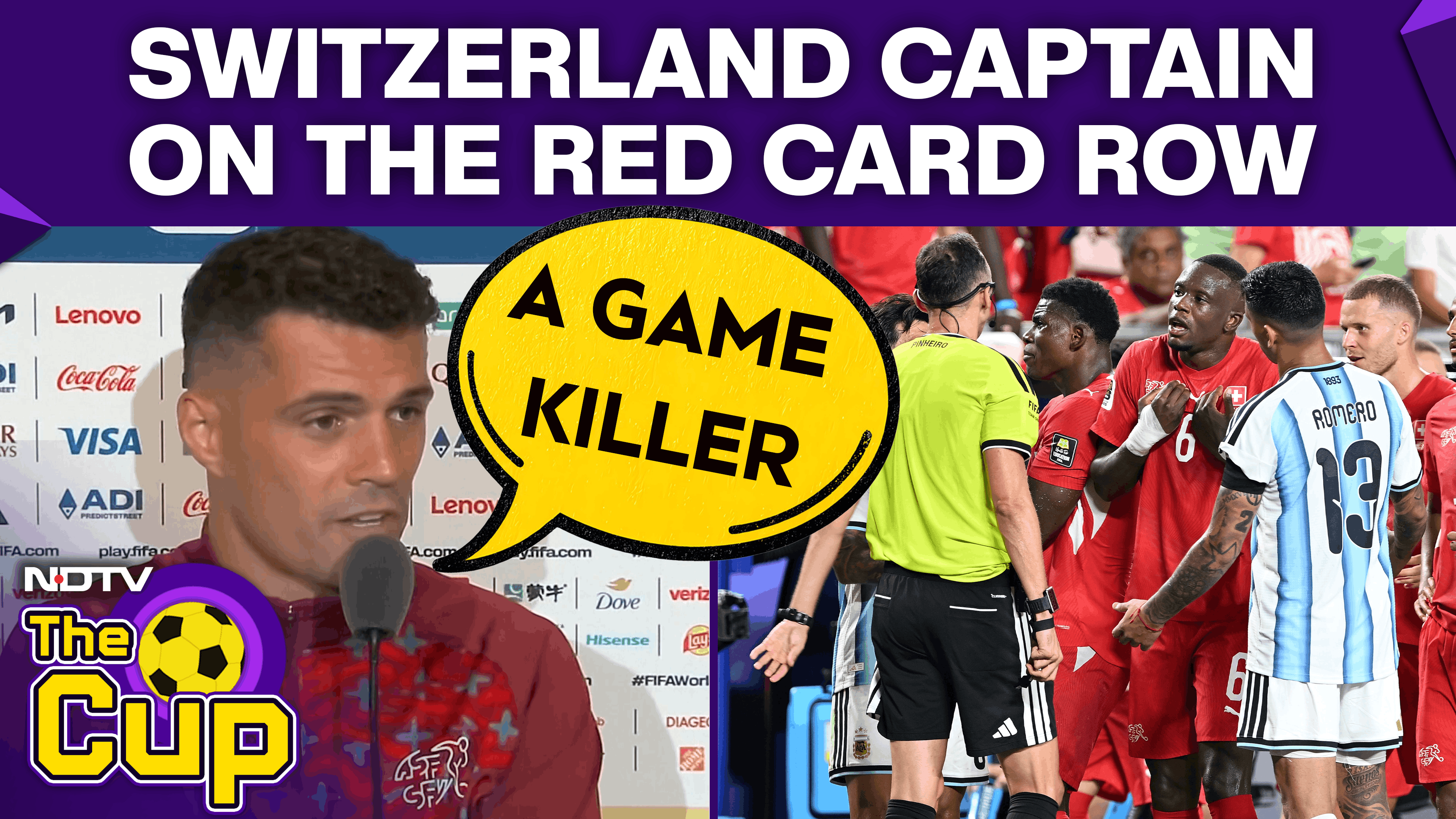 Argentina Vs Switzerland Red Card Row | Swiss Captain Xhaka Calls It A 'Game Killer'| FIFA World Cup