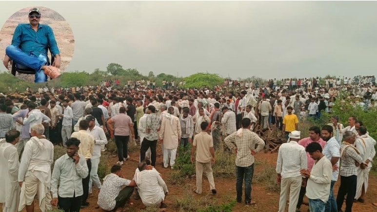 डकैत जगन गुर्जर के अंत&zwj;िम संस्&zwj;कार में 5 हजार से अध&zwj;िक लोग शाम&zwj;िल, पैरोल पर आए तीनों भाइयों ने दी अंत&zwj;िम व&zwj;िदाई&nbsp;
