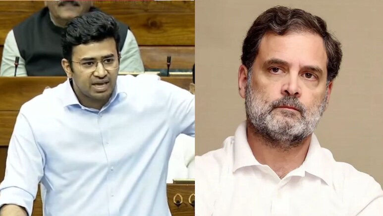 'राहुल गांधी को पॉल&zwj;िट&zwj;िकल फोमो हो गया', पीएम आवास के पास धरने को लेकर तेजस्&zwj;वी सूर्या ने कांग्रेस सांसद को Gen Z भाषा में घेरा