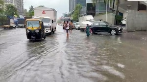 Heavy Rain Batters Mumbai Again, Waterlogging Hits Roads; Train Services Affected