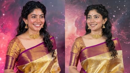 Ramayana's Sai Pallavi Looks Divine In Kanjivaram Saree And Temple Jewellery