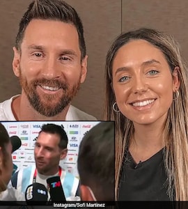 Lionel Messi Greets Reporter Sofi Martinez Amid Rumours, Stumps Everyone With His Comment