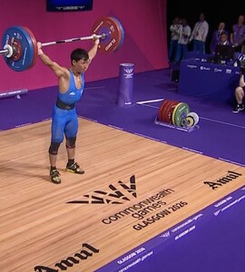 Rishakanta Singh Sets Commonwealth Games Record But Settles For Silver In Mens 60kg Weightlifting