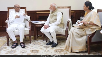 Sharad Pawar-Led NCP MPs Meet PM Modi, Seek Bharat Ratna For Maharashtra Icons
